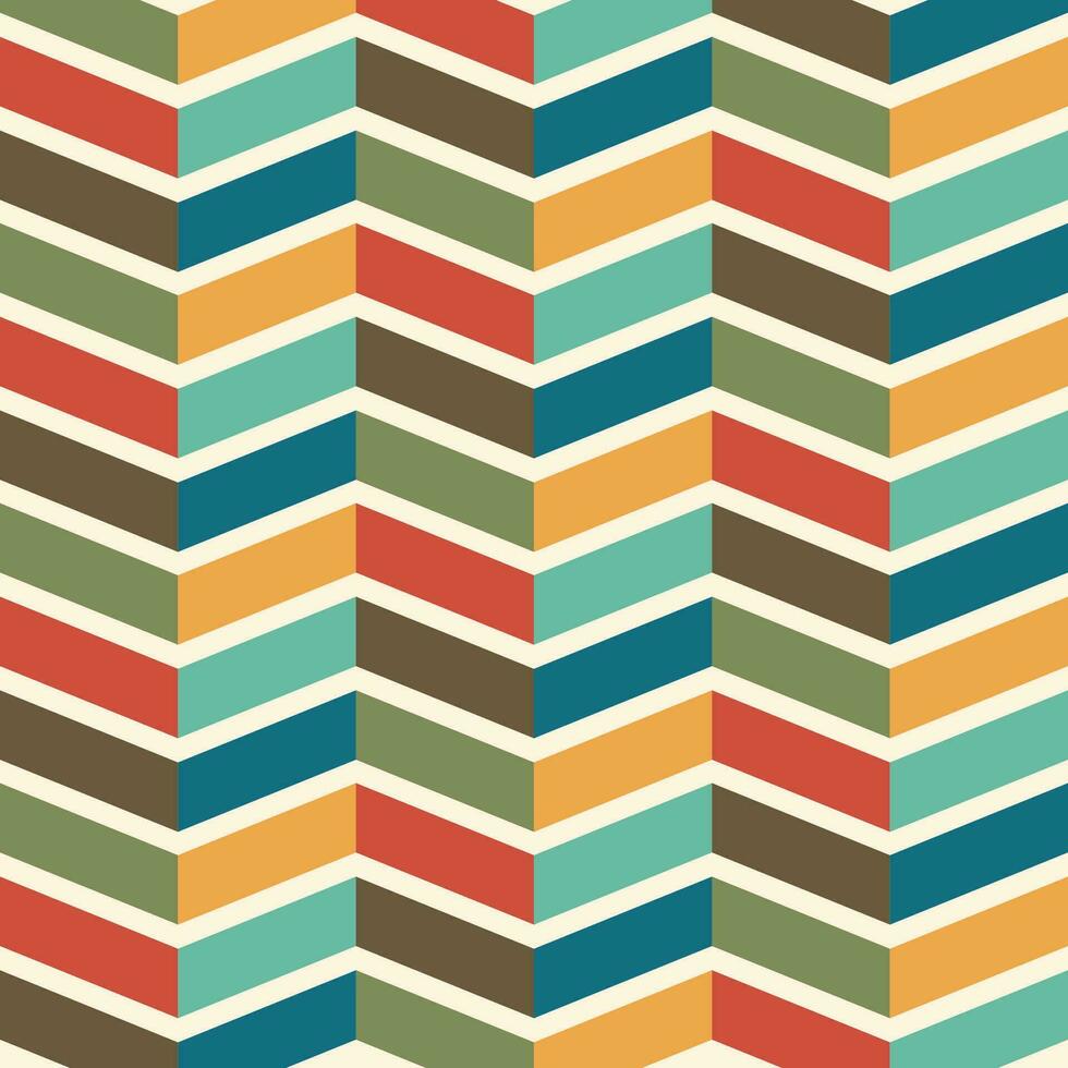 Retro pattern. Colorful geometric background. Vector illustration