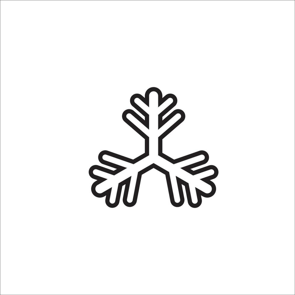 Snow icon vector