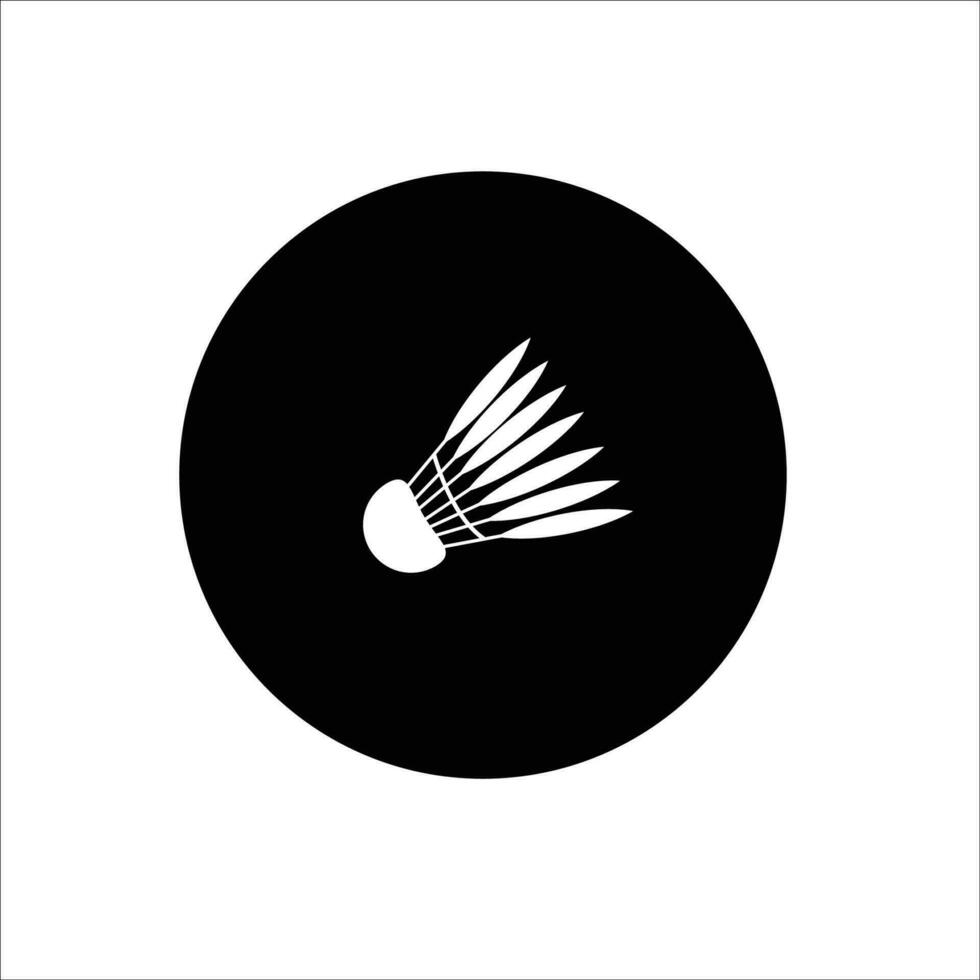 Badminton icon vector