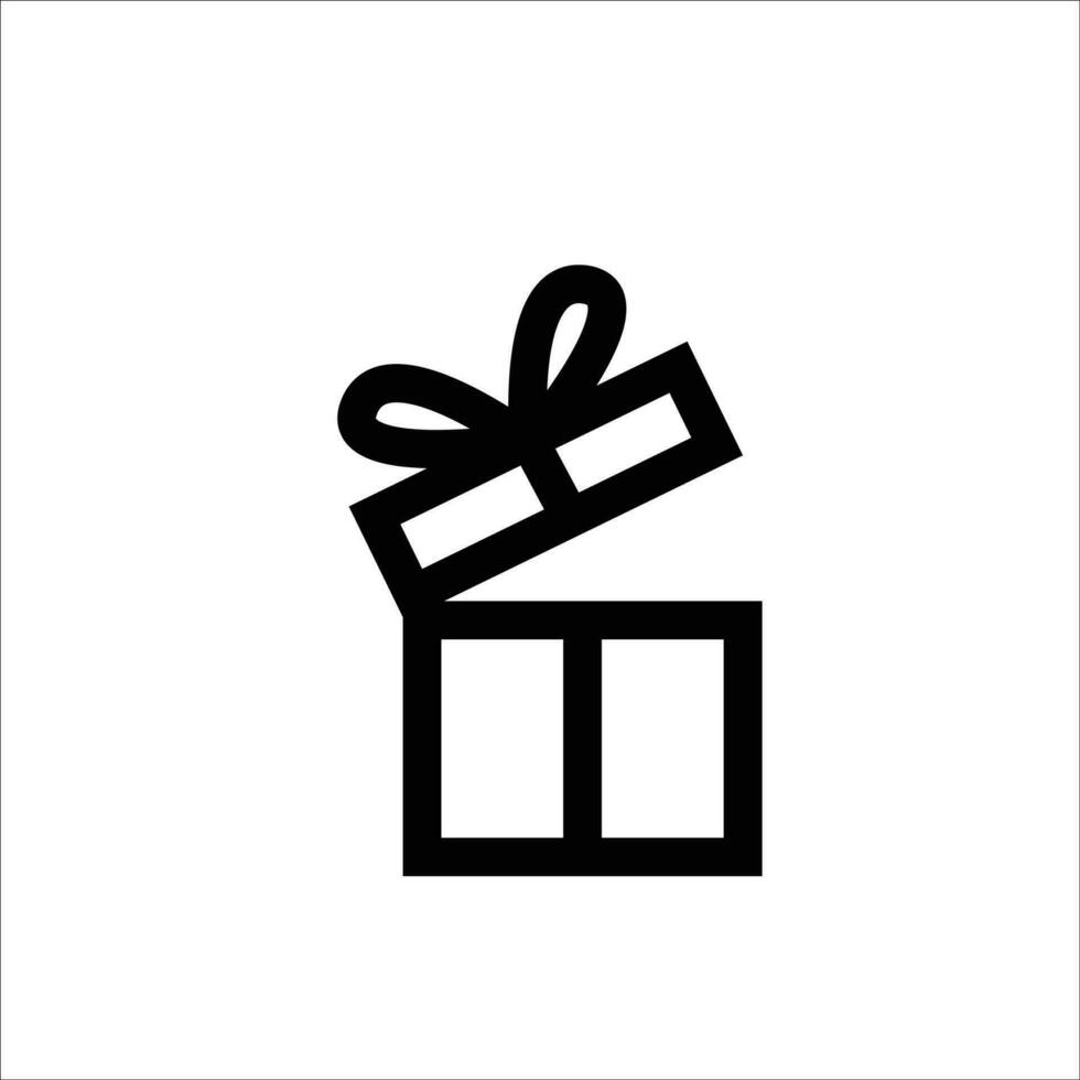 Gift icon vector