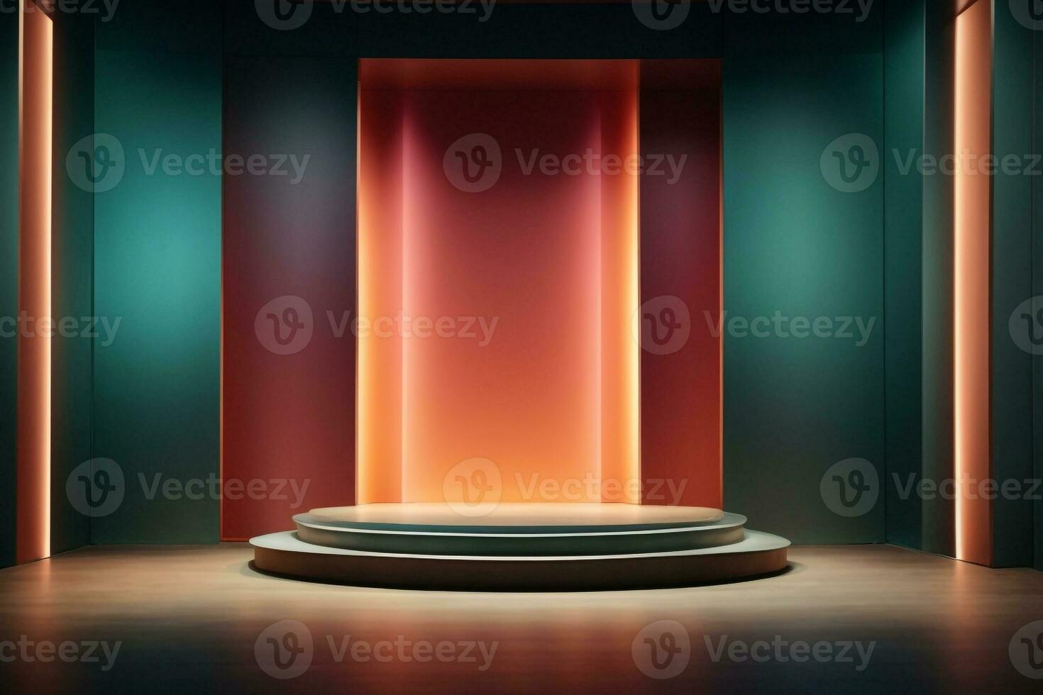Product showcase,Luxury podium,Glowing luxury showcase,AI Generative photo