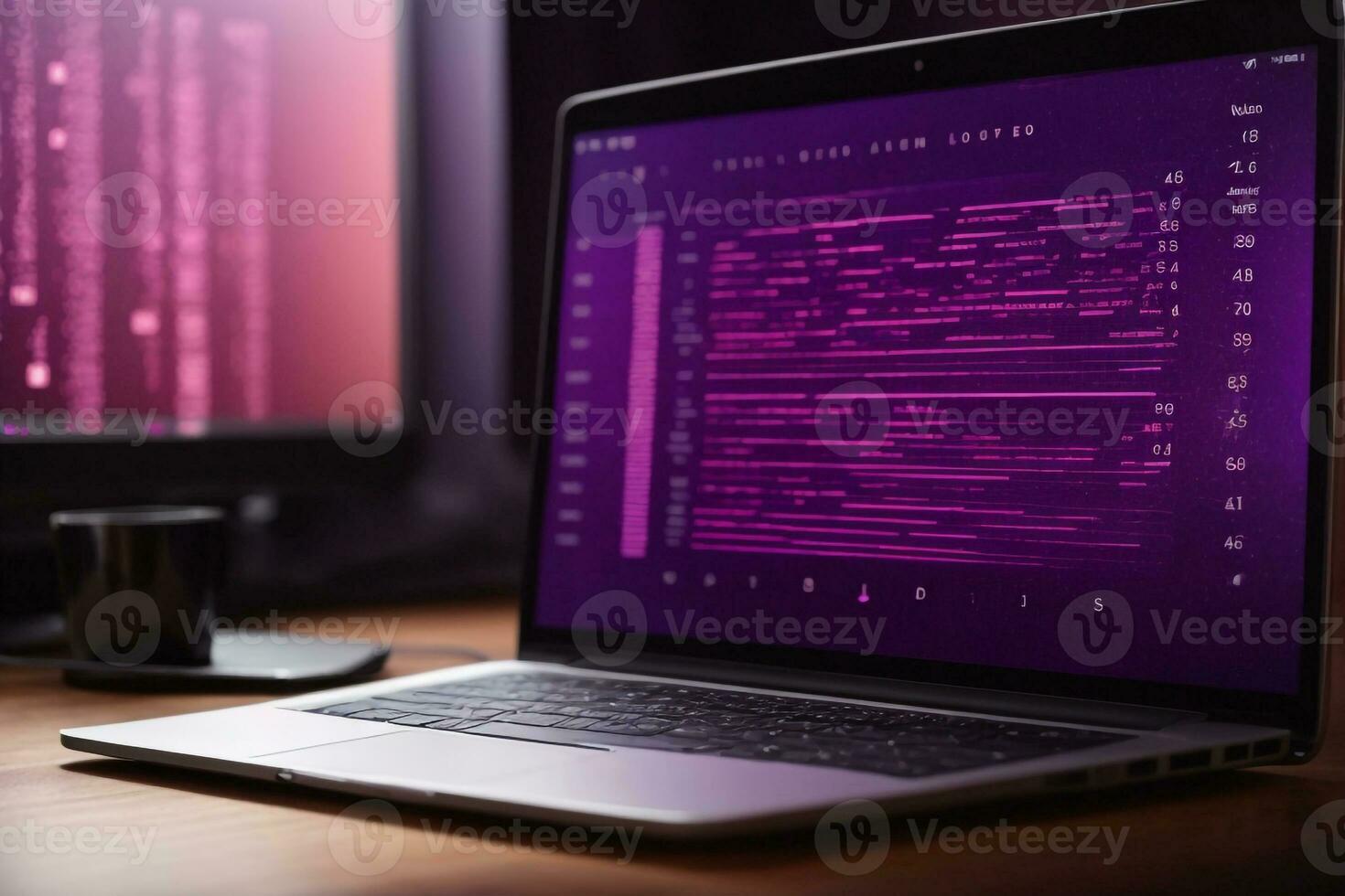 Binary codes wallpaper ai genreated photo