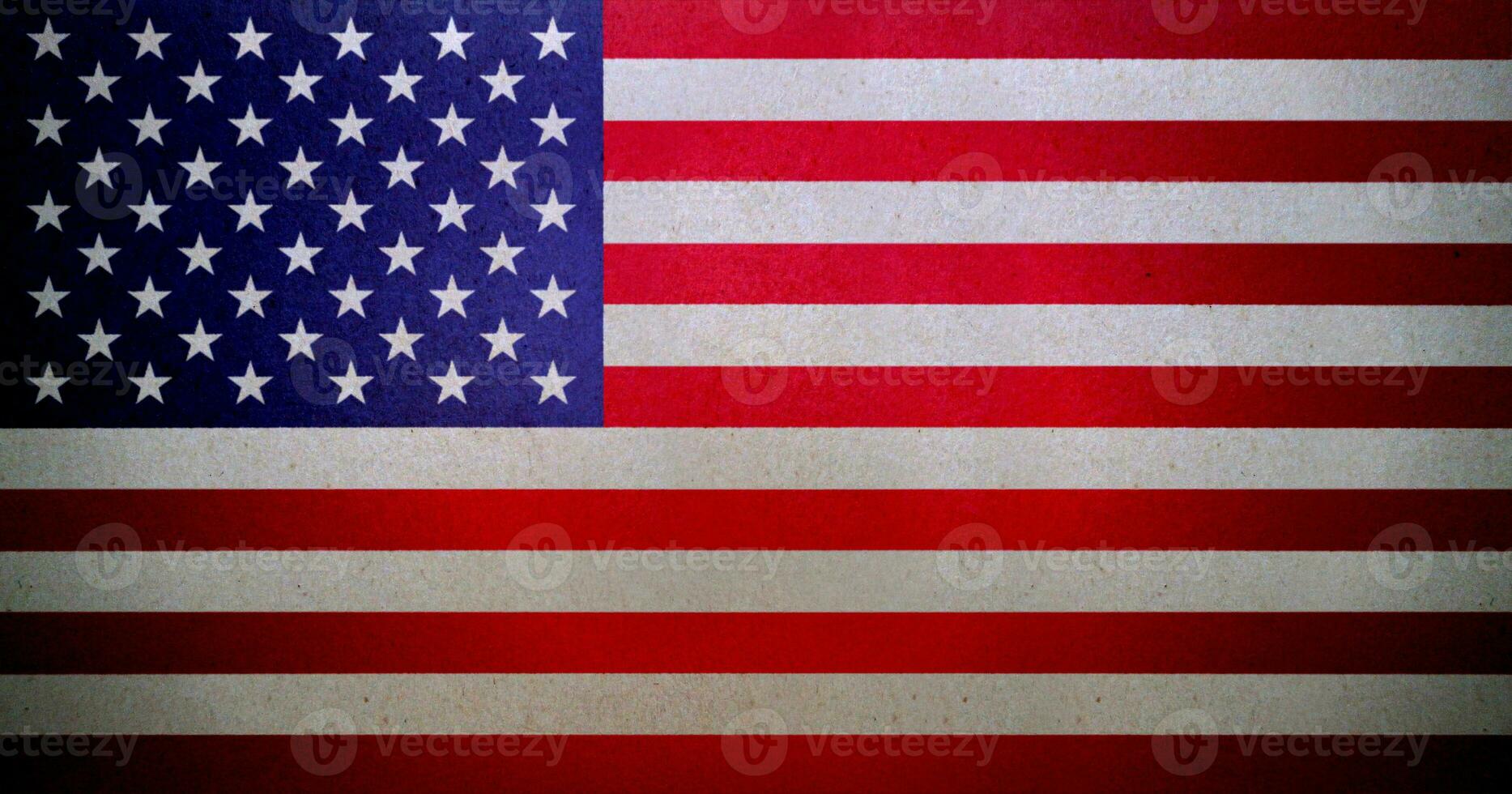 American flag on paper background photo