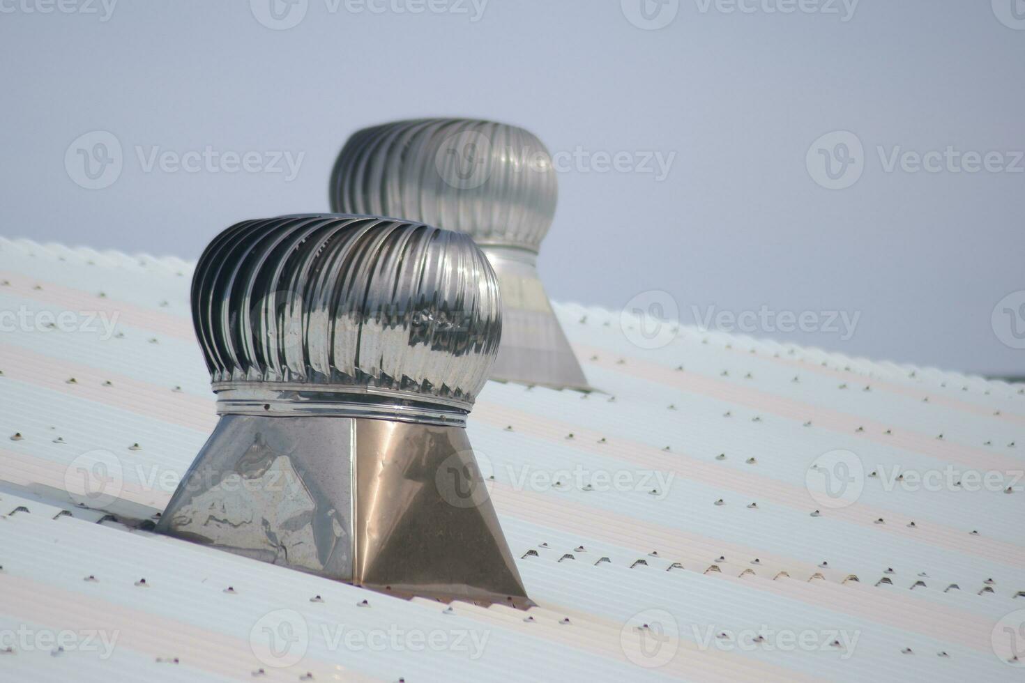 roof ventilation, ventilation that rotates to circulate air inside the building to keep it cool photo