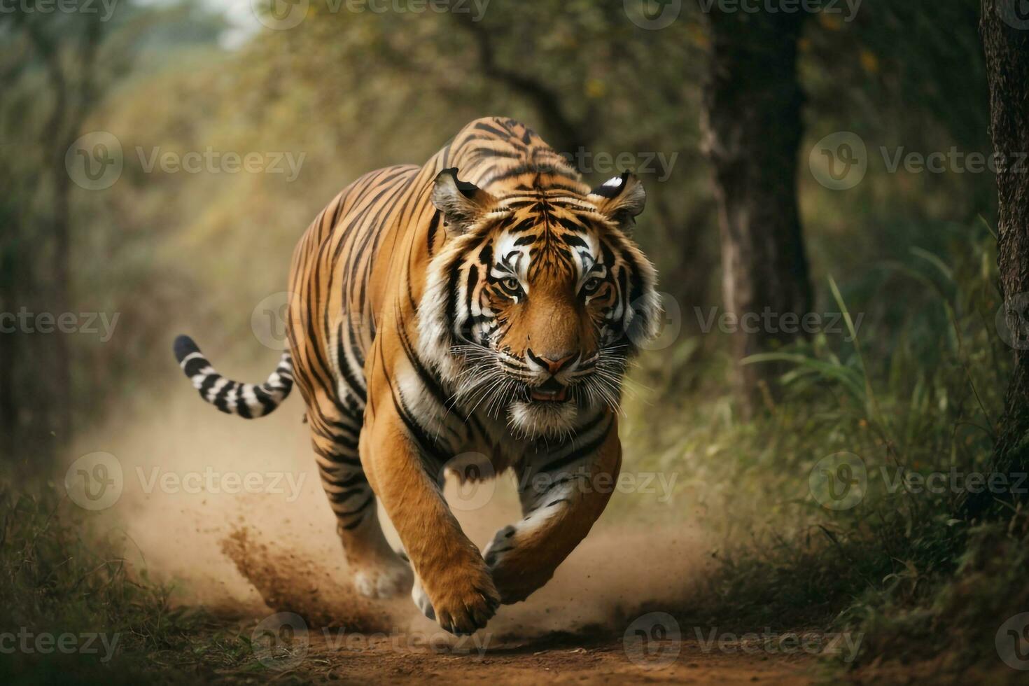 bengal tiger wallpaper ai generated photo