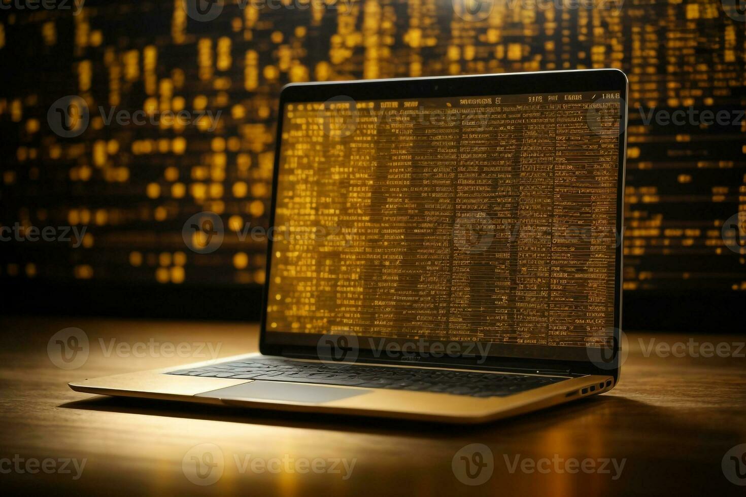 Binary codes wallpaper ai genreated photo
