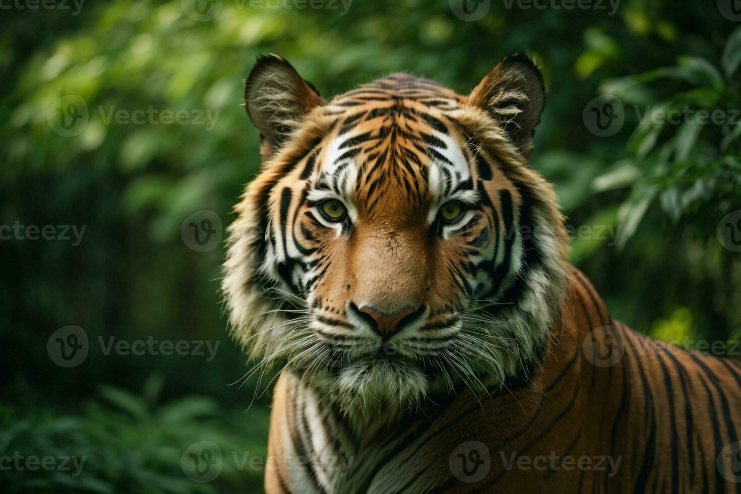 Bengala Tigre fondo de pantalla ai generado foto