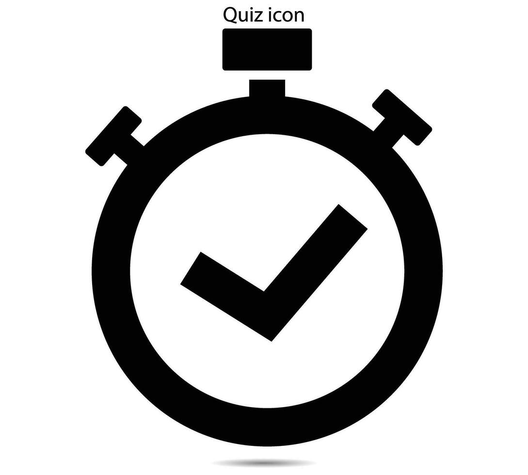 Quiz icon, Vector illustration