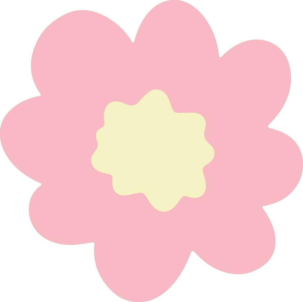 Hand Drawn Flower Element vector