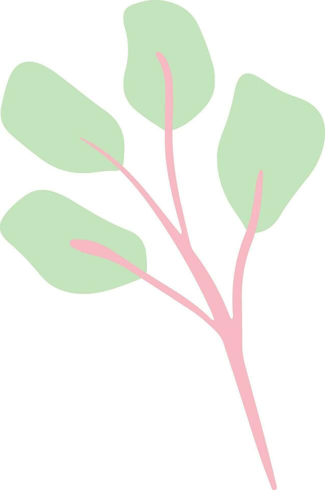 Hand Drawn Leaf Element vector