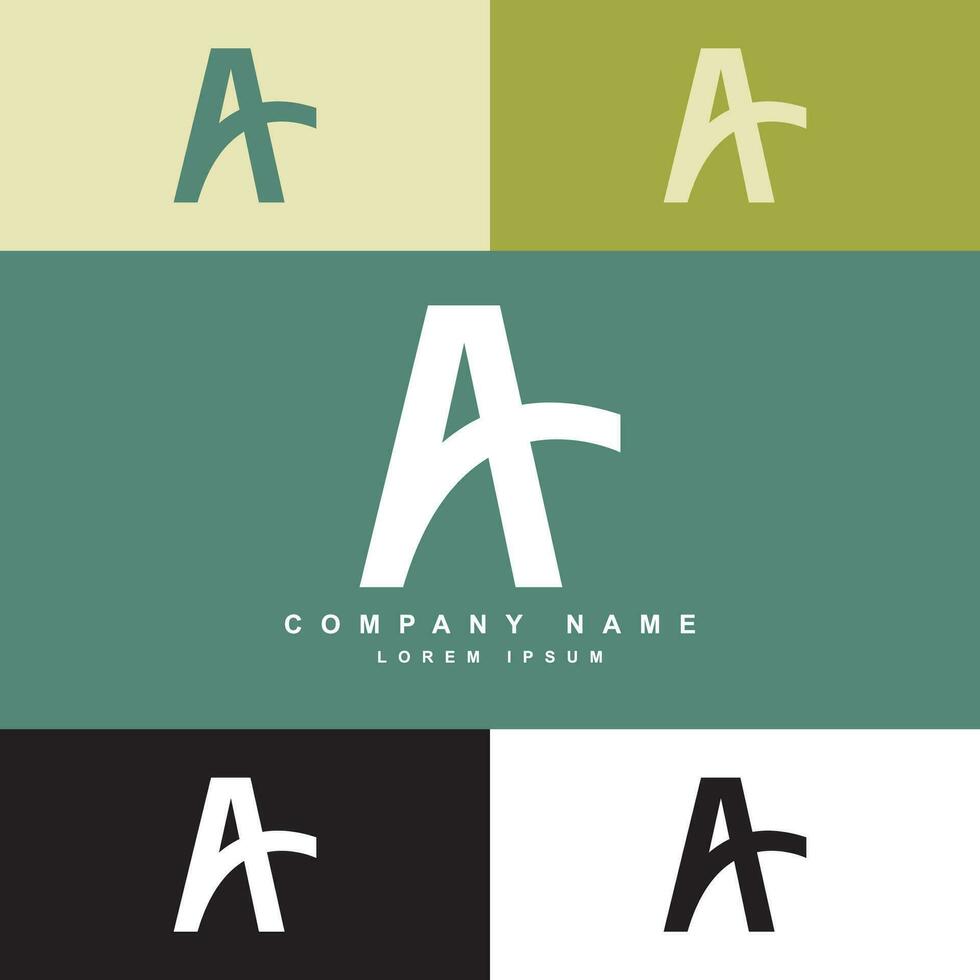 Letter A logo vector