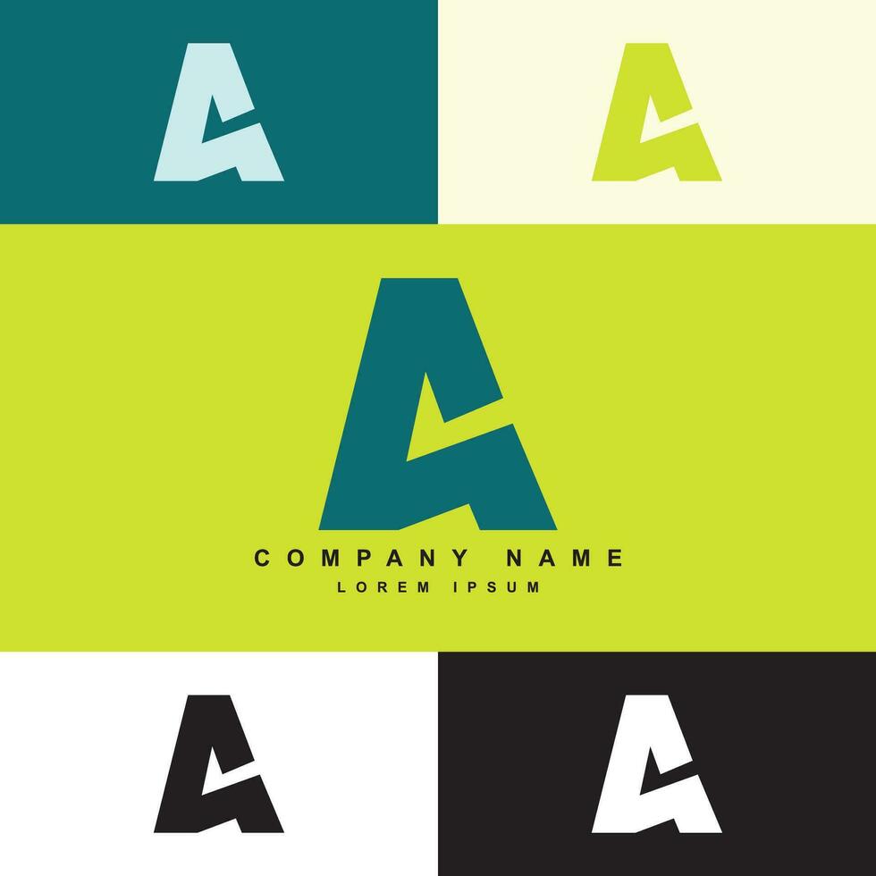 Letter A logo vector