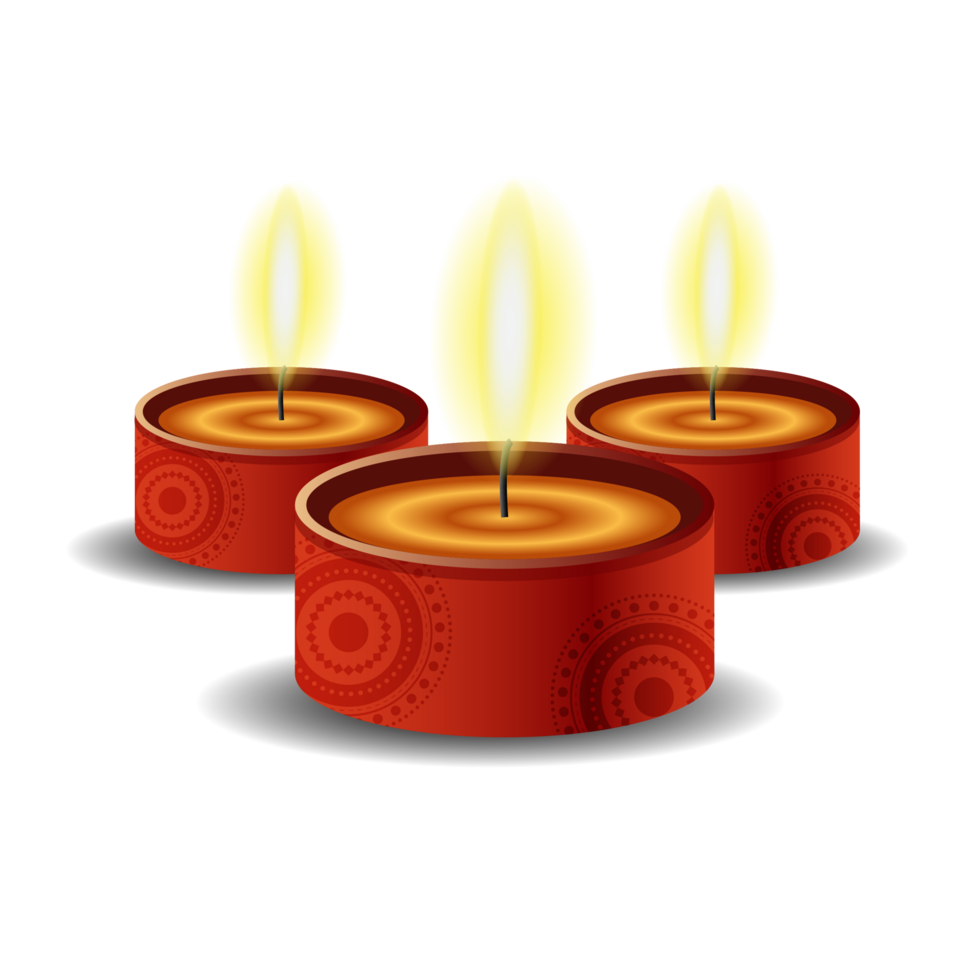 decoração diwali diya png