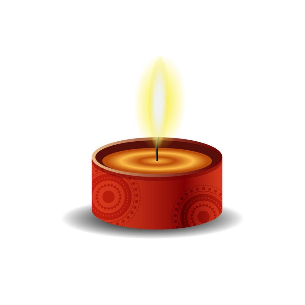 leggero Diwali candela diya png