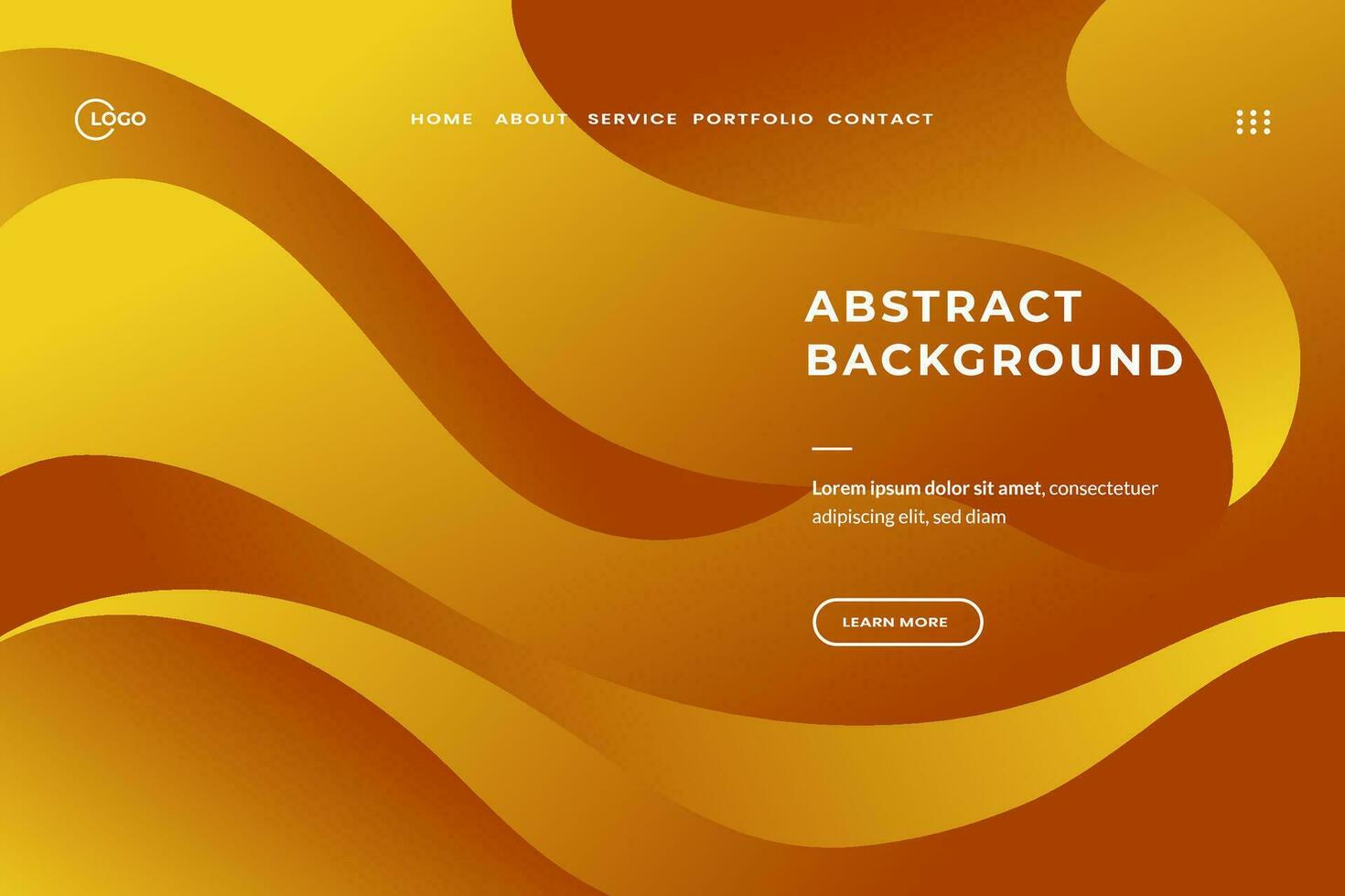 3d Abstract Background Orange is perfect for adding a touch of fun and personality to your website. By adding this background, you can make your website stand out from the rest. vector