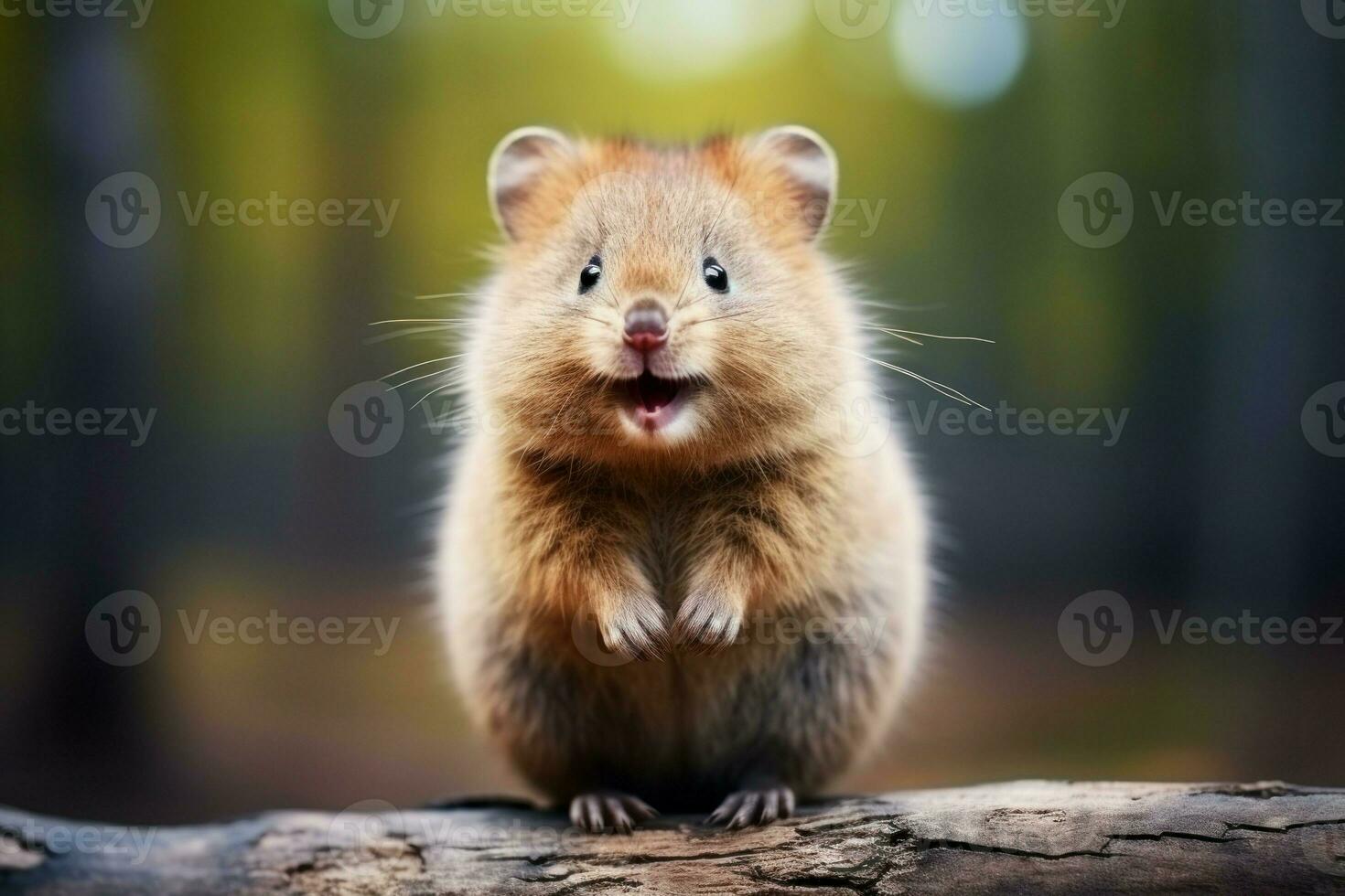 Adorable Cute smiling quokka. Generate AI photo