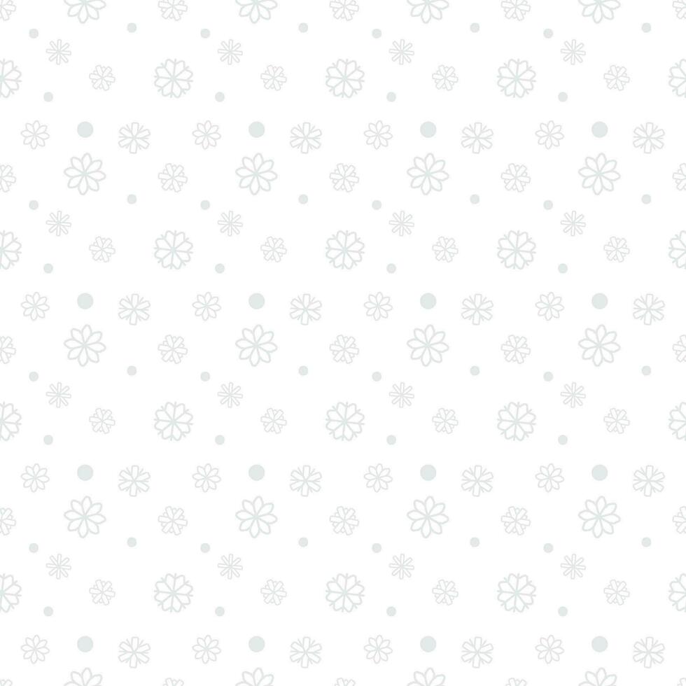 sin costura modelo de copos de nieve en blanco antecedentes. vector ilustración. para fondo, bandera, textil, póster, álbum de recortes, boda, invitación, saludo tarjeta, venta.