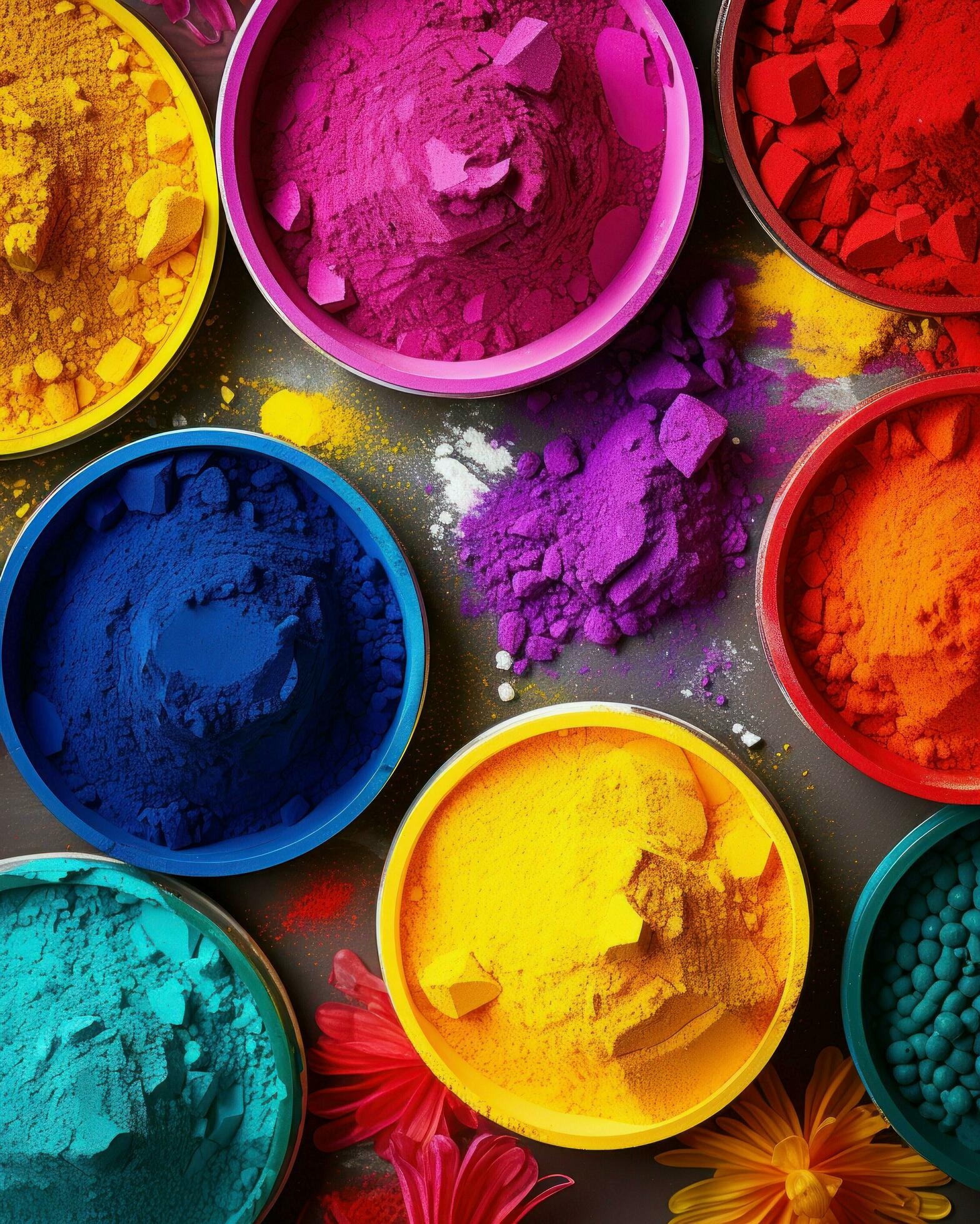 holi powder dance