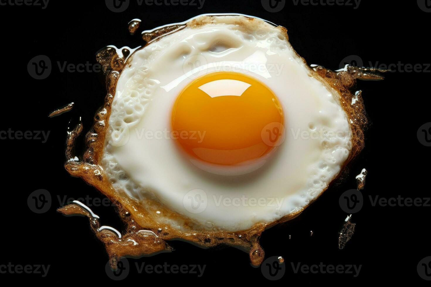 Nutritious Fried egg. Generate Ai photo