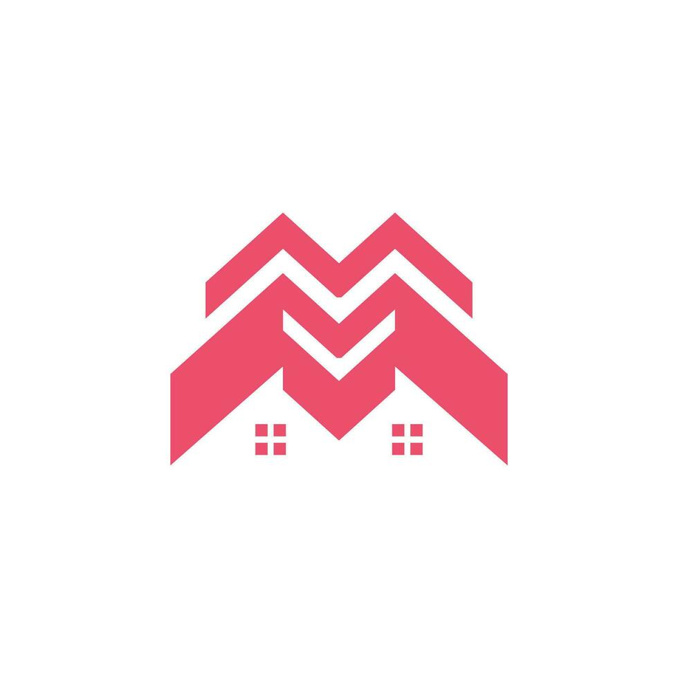 Modern house design element vector with modern creative concept idea