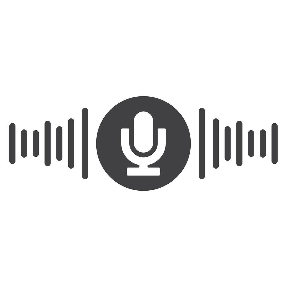 voice message icon vector illustration symbol