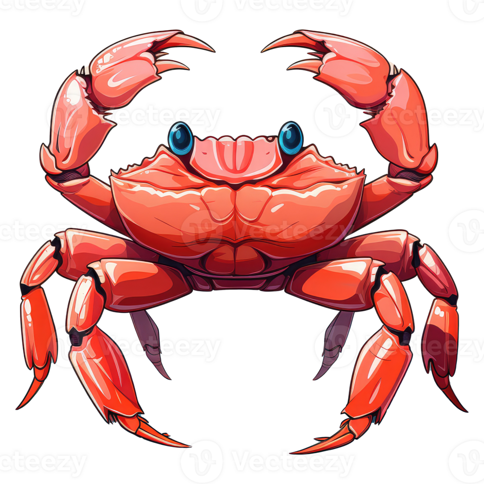 Crabe . ai généré png