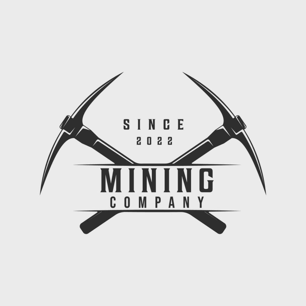 logo line art vintage vector illustration template icon graphic design