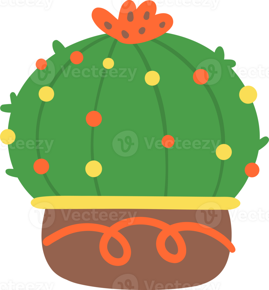 Christmas Cactus Cowboy Cartoon Drawing png