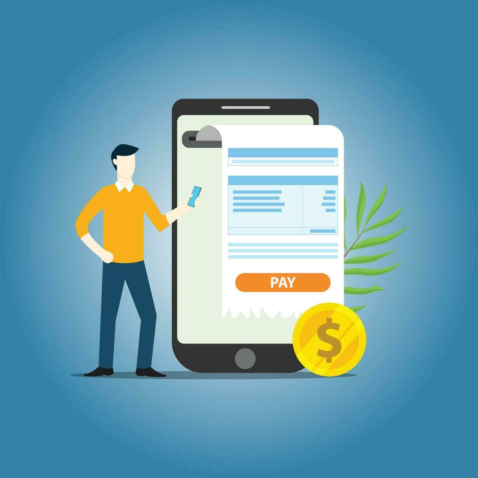Mobile Payment Online - 1 vector