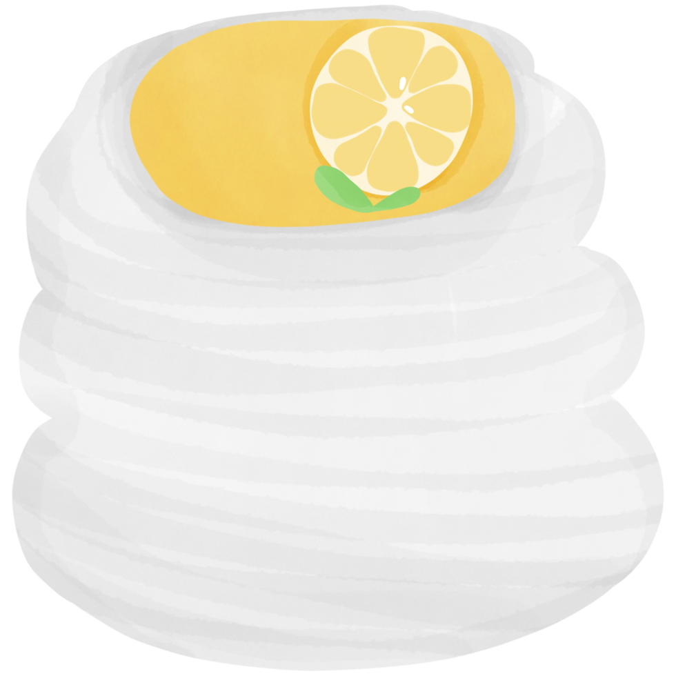 Lemon curd meringue png