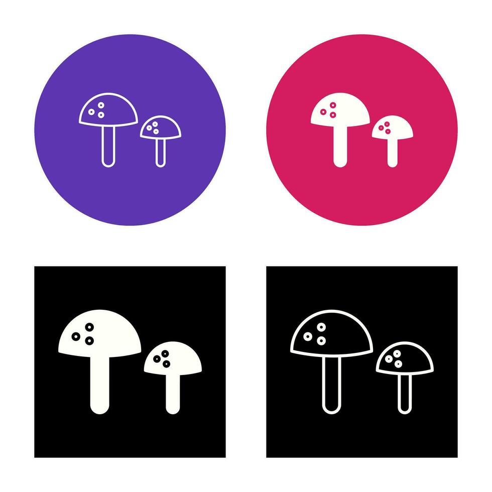 Mushrooms Vector Icon