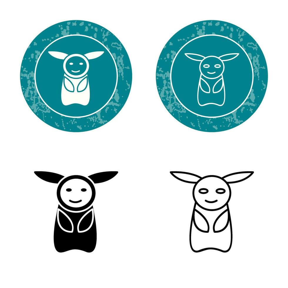 Unique Game Character Vector Icon
