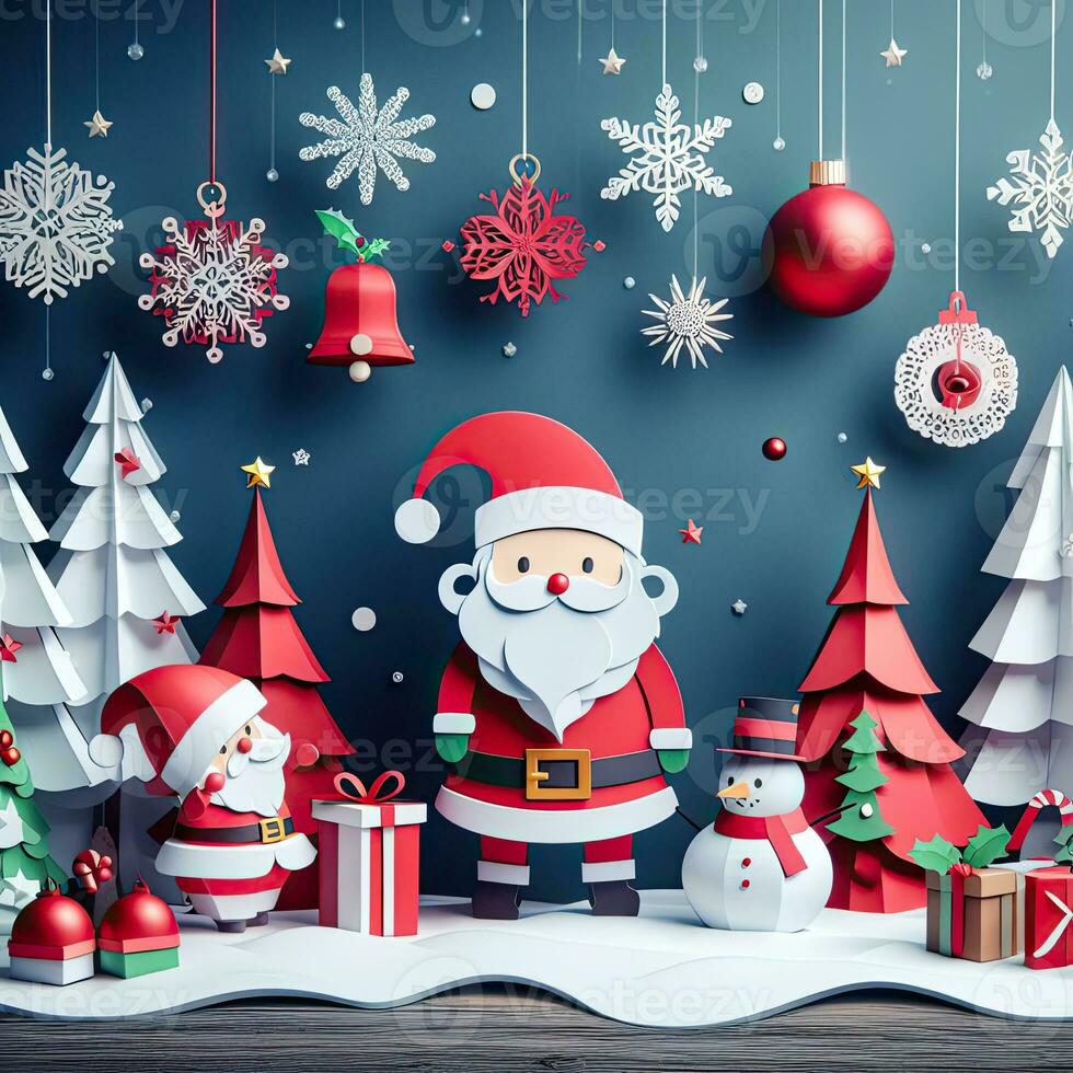 Enchanting Yuletide - Whimsical Papercraft Creations Bring Christmas Magic to Life photo