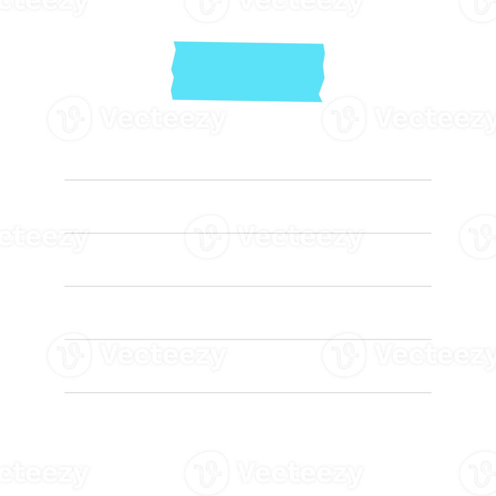 paper note and blank paper sticky notes isolated background. png