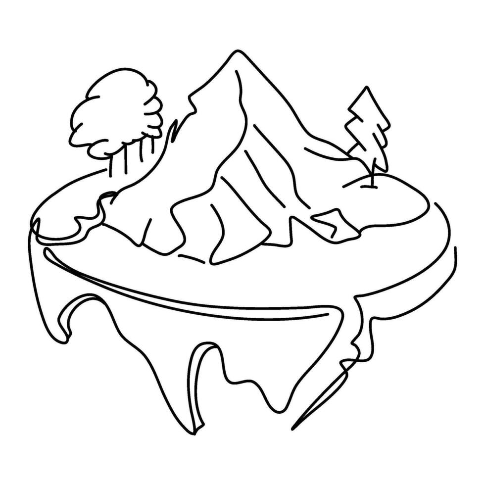 Flat Illustration Global Warming shows the Earth with a layer of green surrounding it. This layer represents the Earth's atmosphere, which helps to keep the planet warm by trapping solar radiation. vector