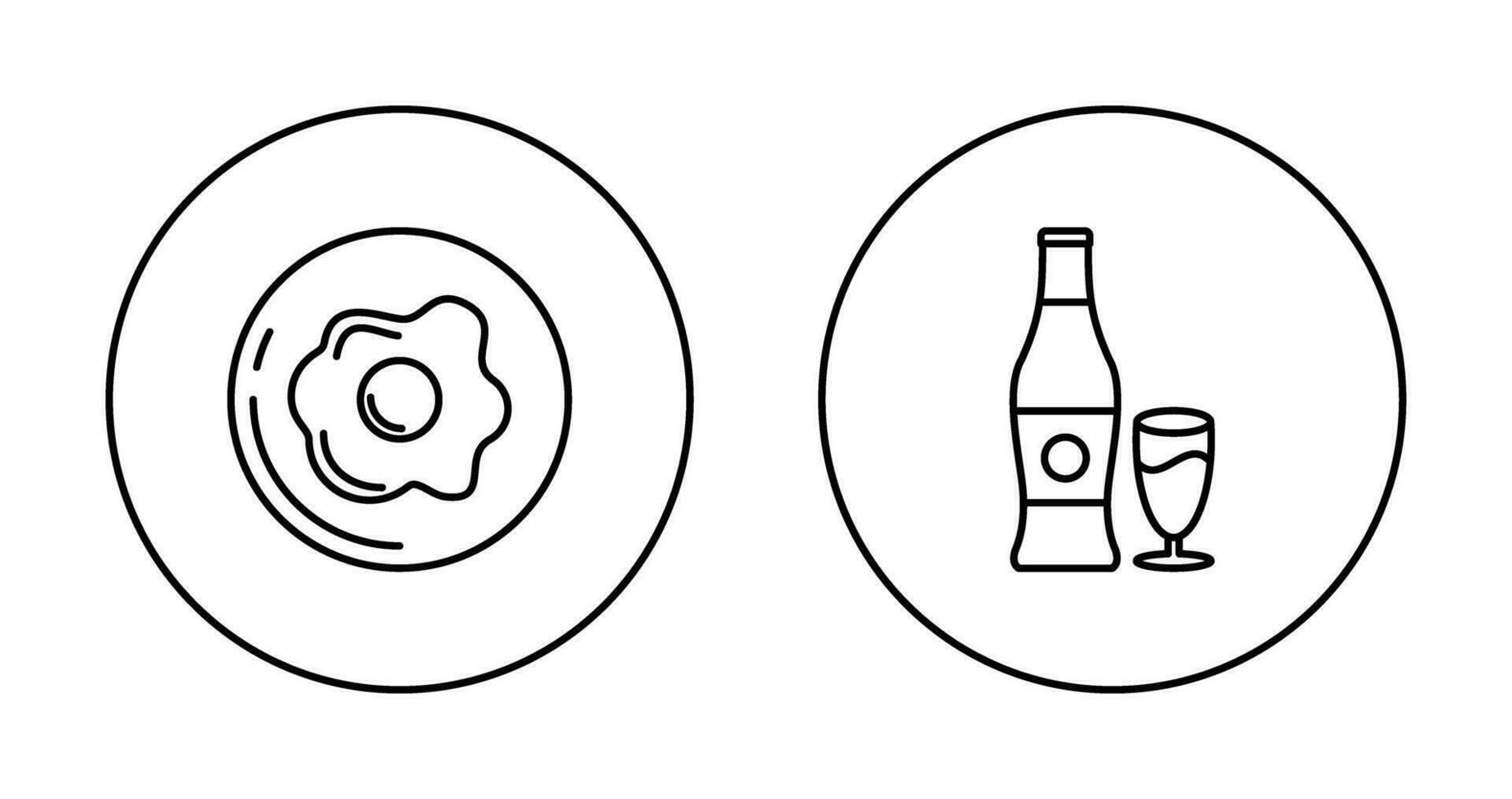 Breakfast and Bear Icon vector