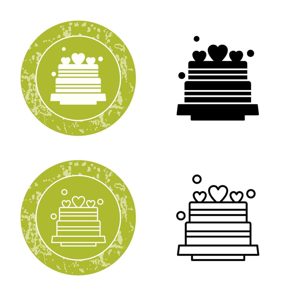 Wedding Cake Vector Icon