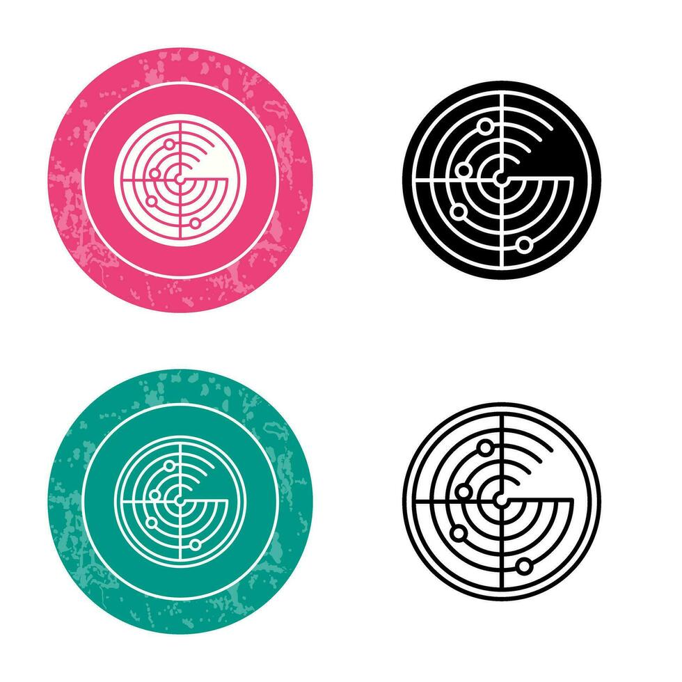 Radar Vector Icon