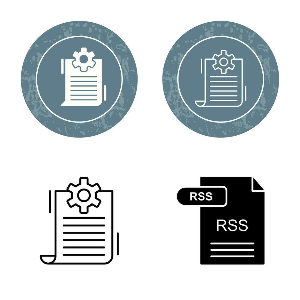 RSS Vector Icon