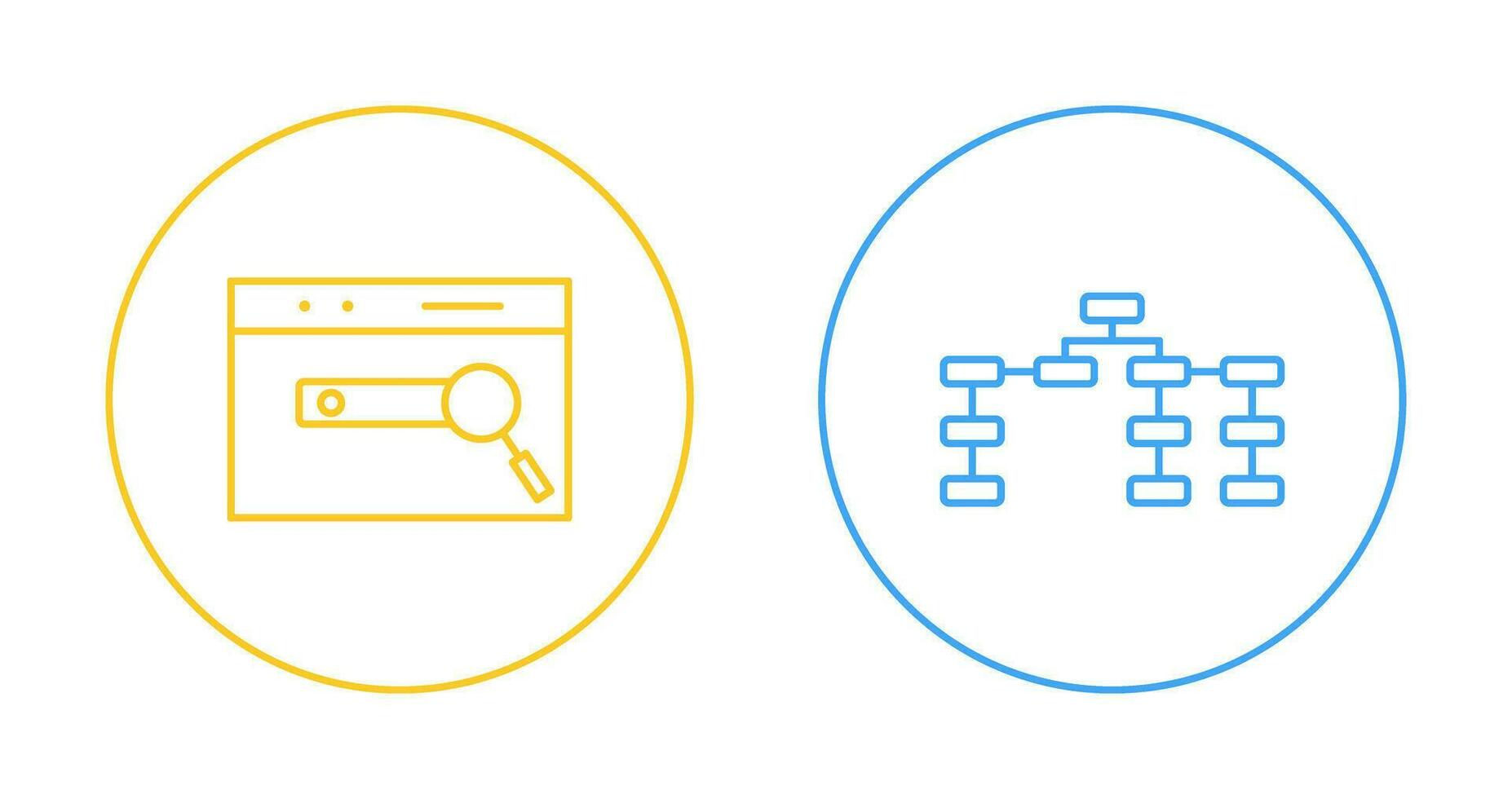 SEO And Seo structure Icon vector