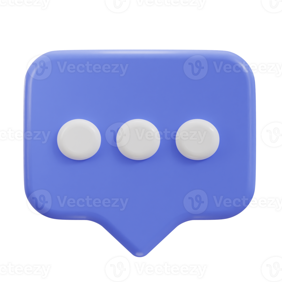 chatting commination Speech bubble 3d icon png