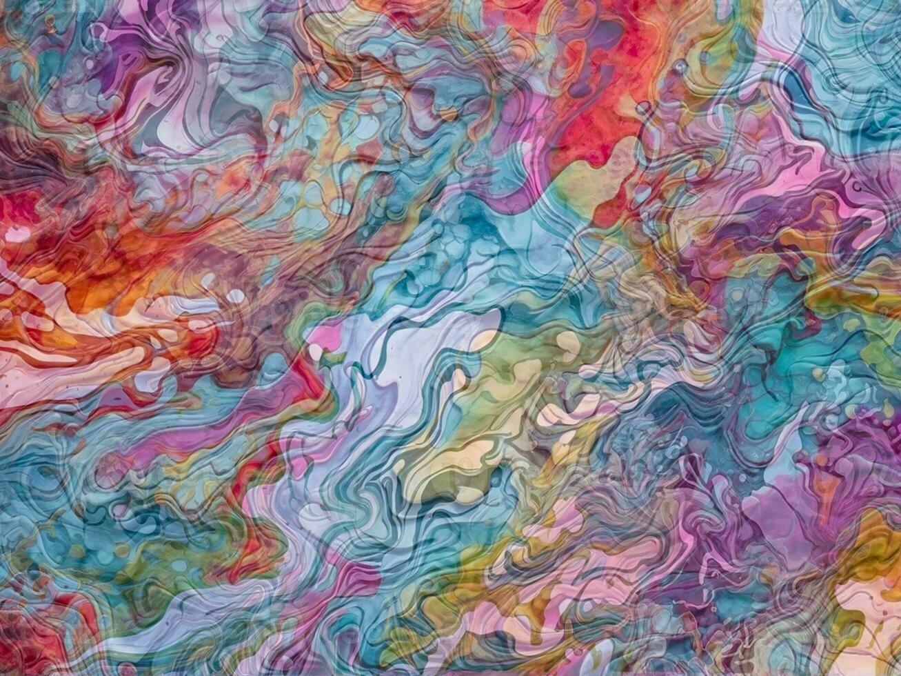 Marbled blue and pink abstract background. Liquid marble gradient mixing Swirled ink pattern texture watercolor acid wash texture bright colorful photo