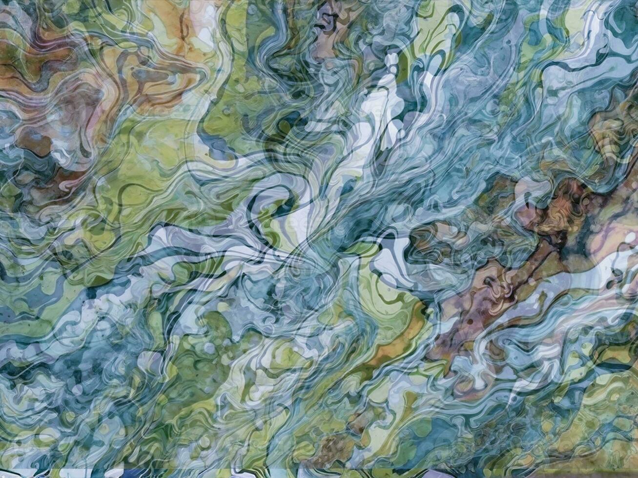 Marbled blue and pink abstract background. Liquid marble gradient mixing Swirled ink pattern texture watercolor acid wash texture bright colorful photo