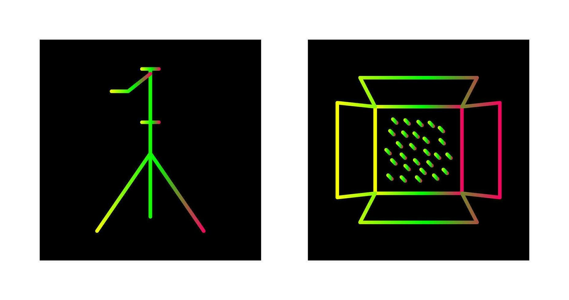 stand and light Icon vector