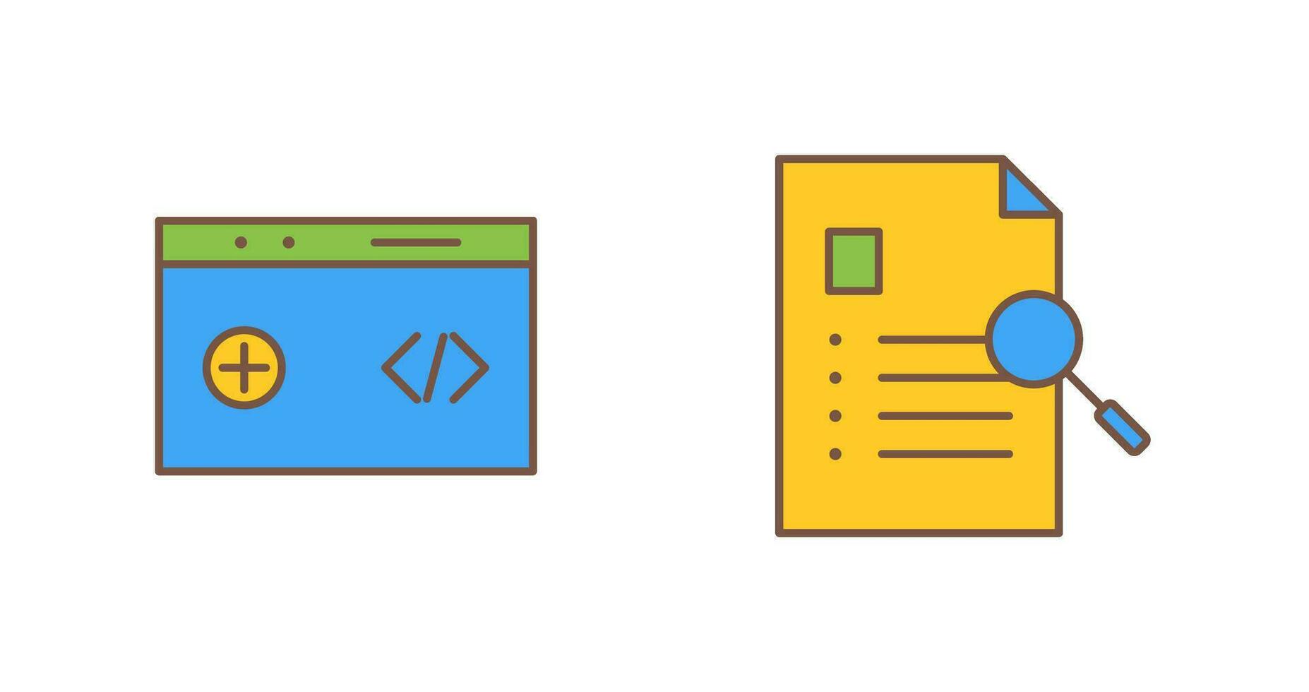 clean code and case study Icon vector