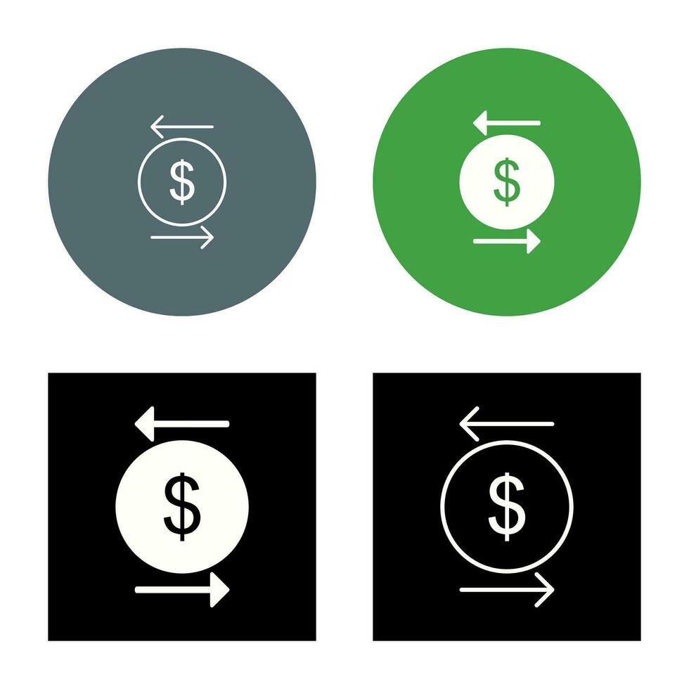 Unique Transcation Vector Icon