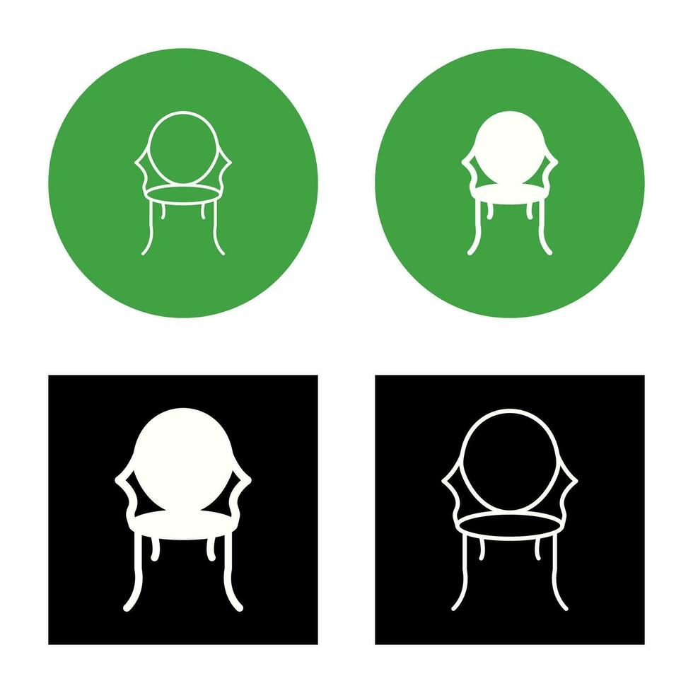 Ancient Chair Vector Icon