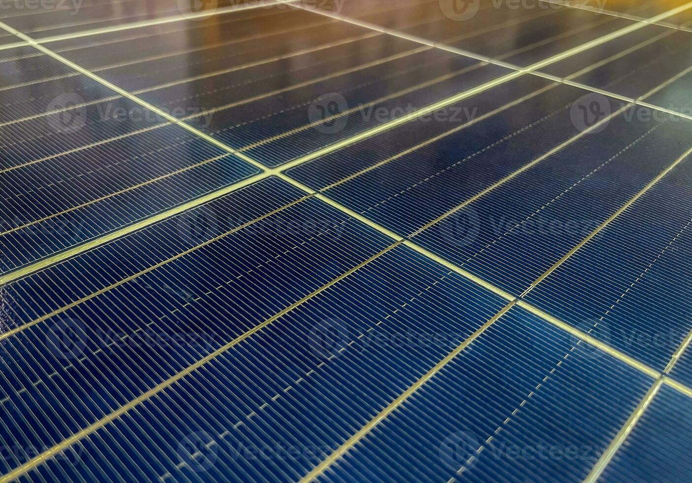 Solar cell Generate electricity from solar energy, concept, electricity source, clean energy, solar energy, renewable energy. Soft and selective focus. photo