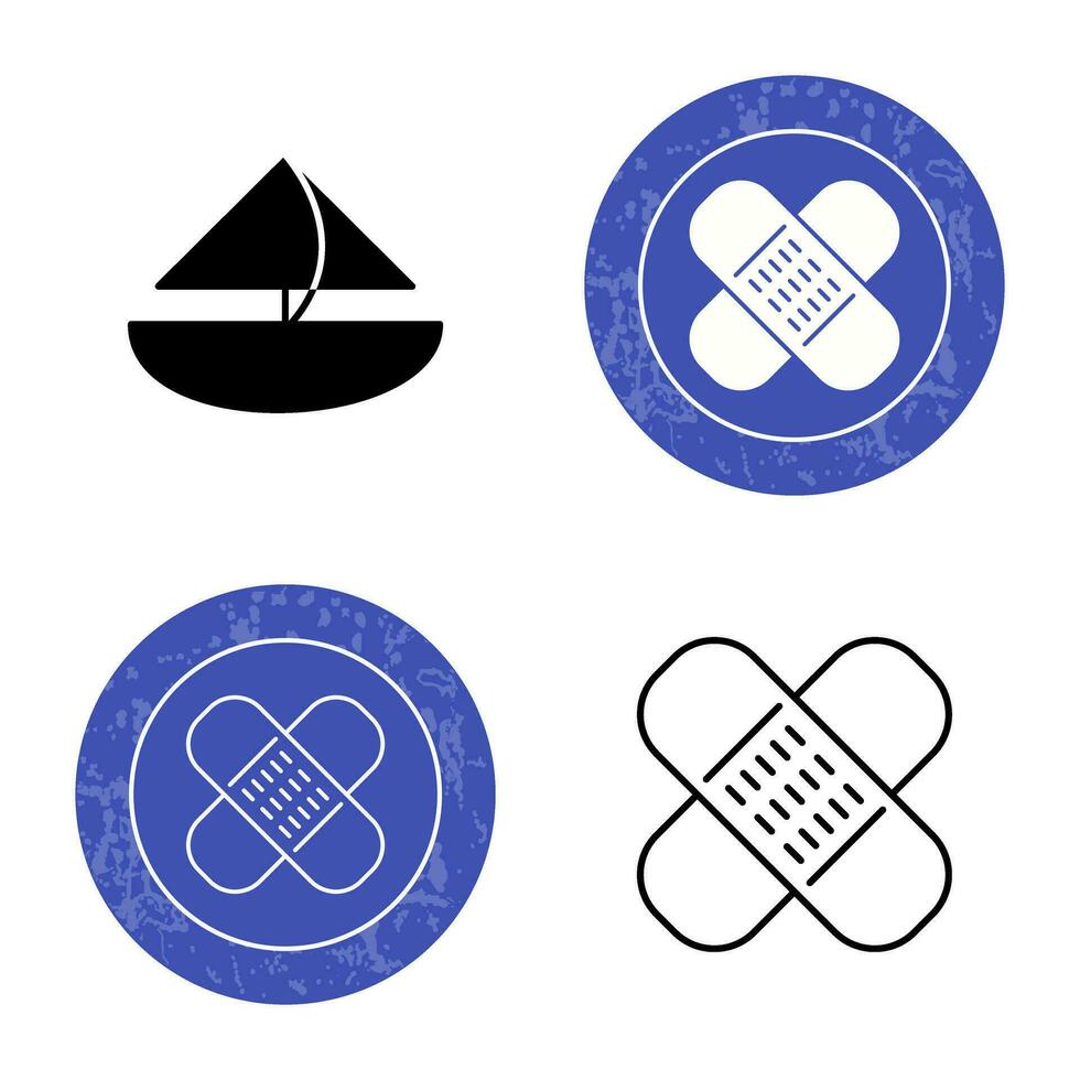 Small Yacht Vector Icon