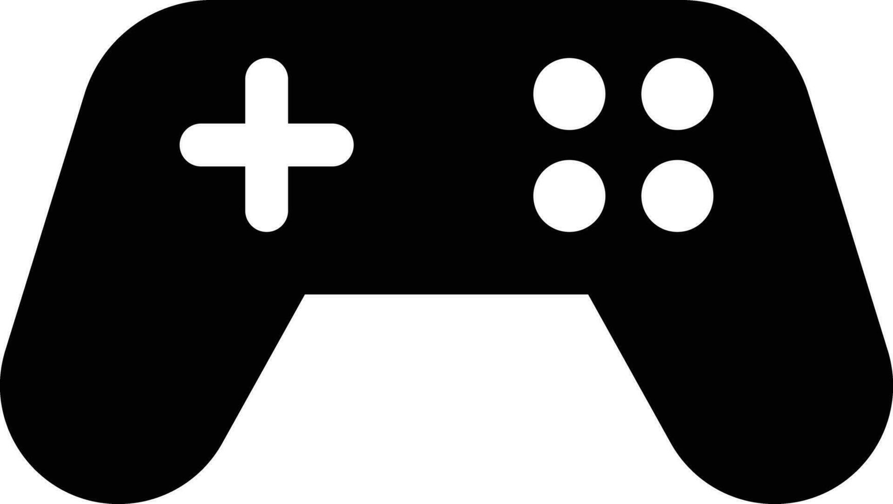 Game controller icon vector isolated on white background . Games icon